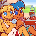 Компания в поезде