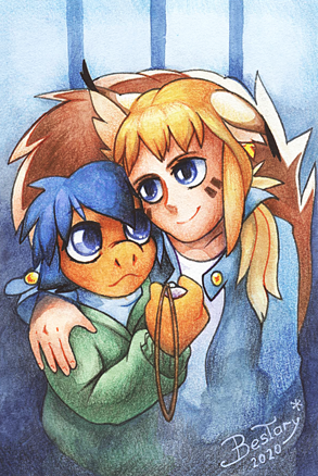 Я и Рыжик 9-ю годами позже :)